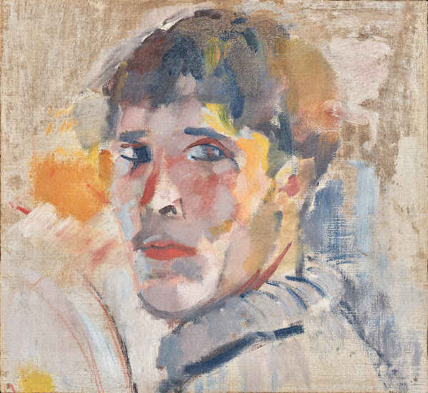 Portrait of Rik without hat 1911