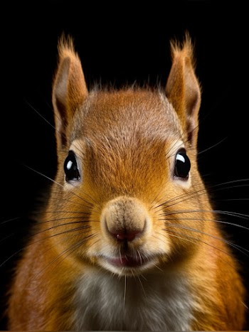 Squirrel Face Picture