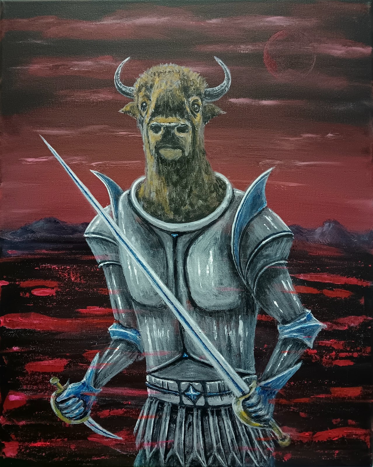 Acrylic on canvas