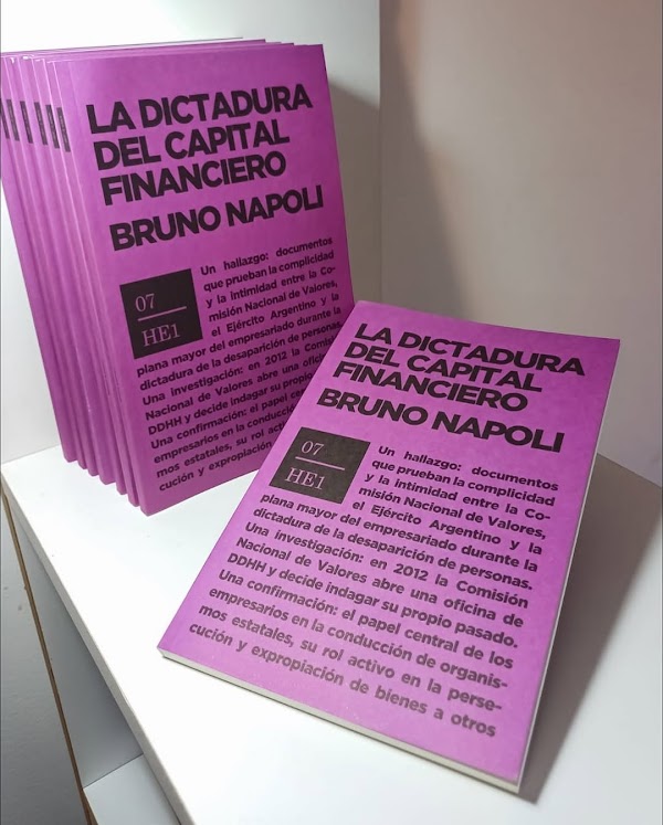 📚 Presentación del libro “La Dictadura del Capital Financiero” + Charla: “De la Economía Real a la Economía Virtual” por Bruno Napoli