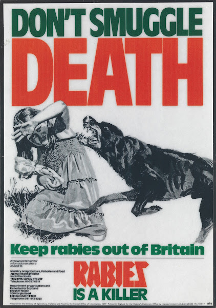 Dont Smuggle Death Keep Rabies Out Of Britain  Rabies Is A Killer 1977