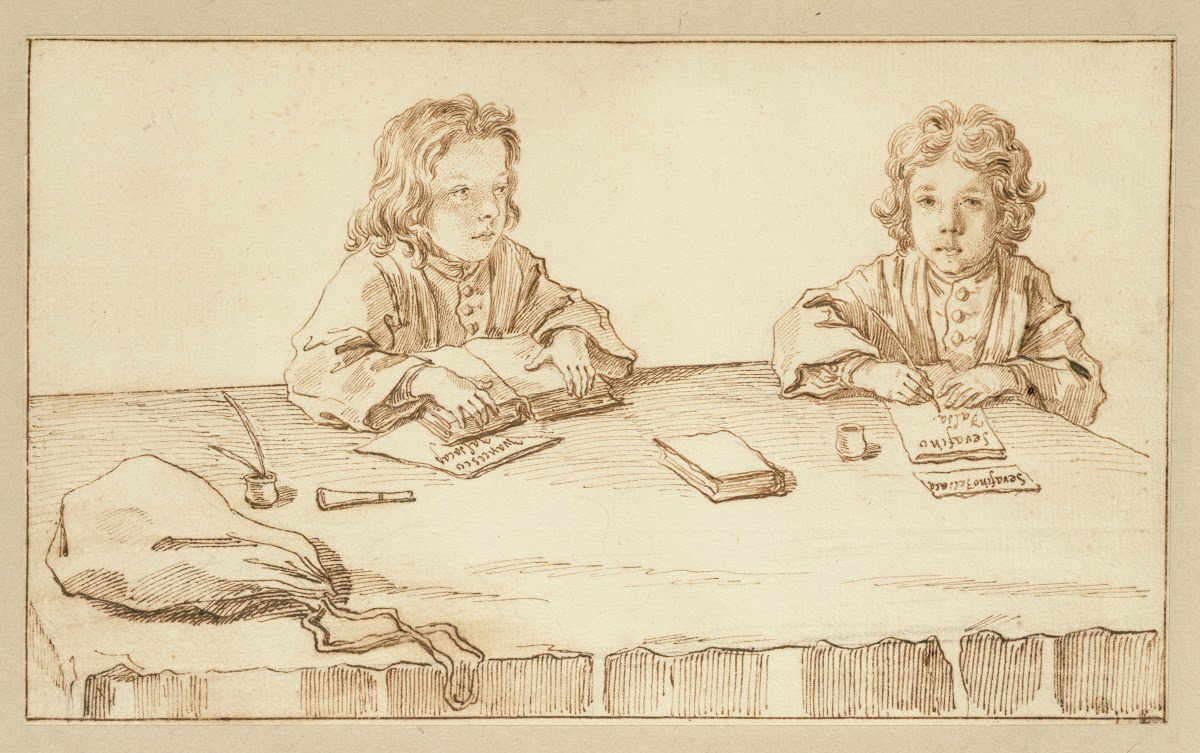 Portraits of Serafino and Francesco Falzacappa 1720