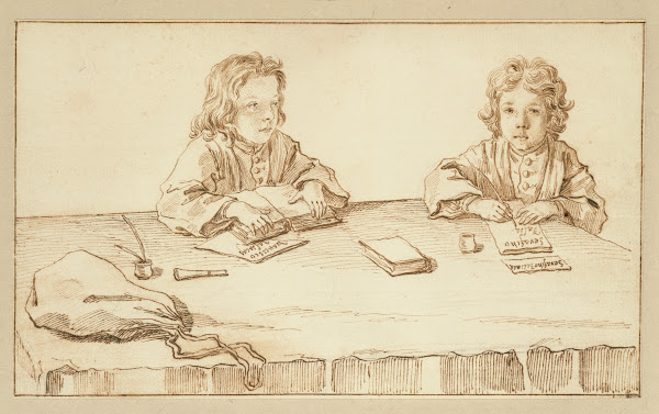 Portraits of Serafino and Francesco Falzacappa 1720