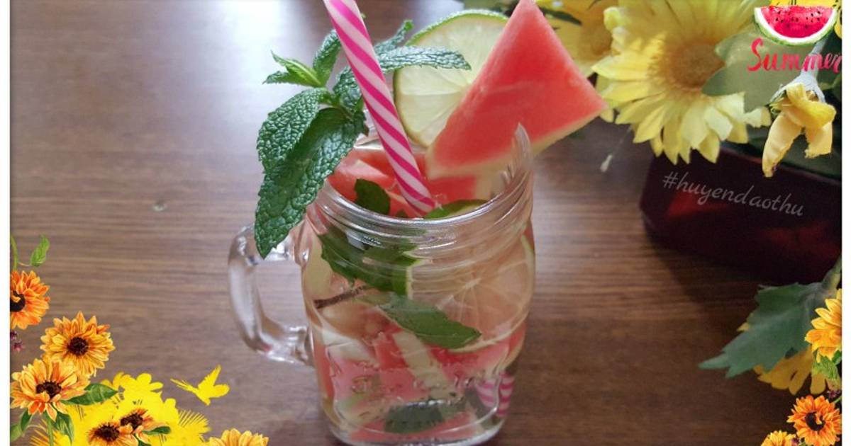 Nước Detox Dưa Hấu - Giảm huyết áp, tốt cho tim mạch
