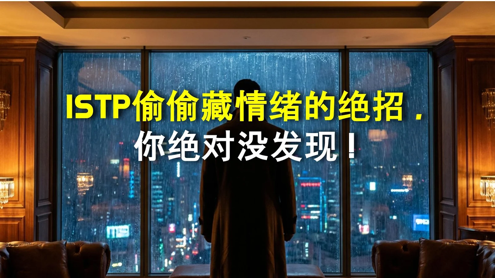 ISTP偷偷藏情绪的绝招，你绝对没发现！