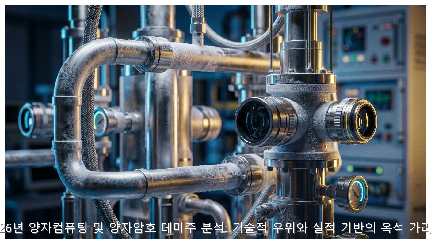 2026년 양자컴퓨팅 및 양자암호 테마주 분석: 기술적 우위와 실적 기반의 옥석 가리기 핵심 안내 및 분석 인포그래픽 (4)