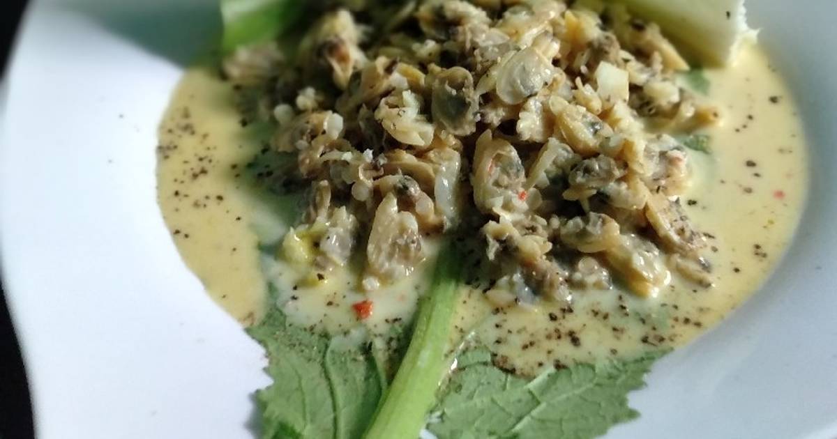 Ngao núp lùm xào bơ sữa