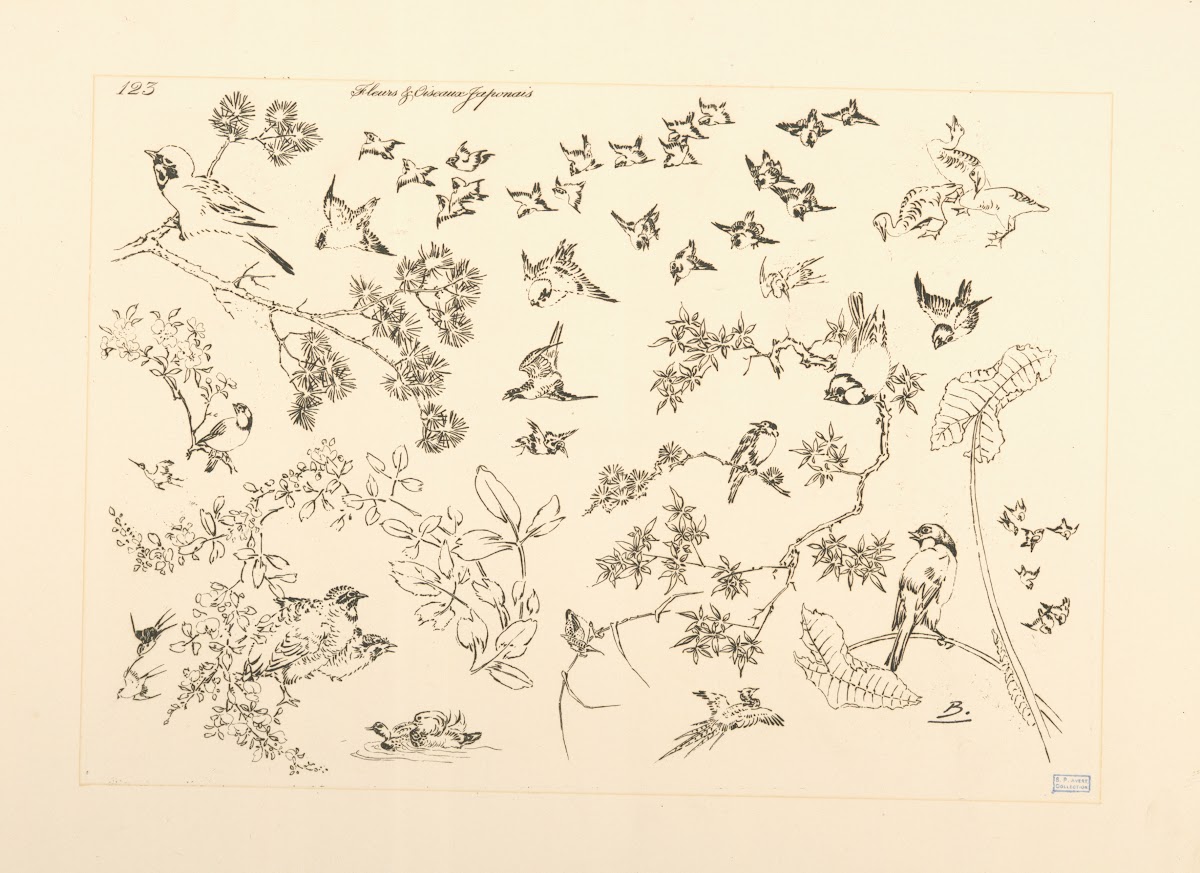 Fleurs et oiseaux japonais 1866   1878