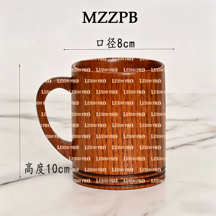 Wooden Three-Line Mug