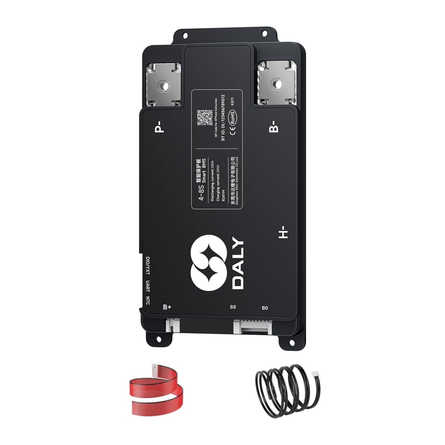 DALY BLACK SMART BMS 4-8S 200A (11734)