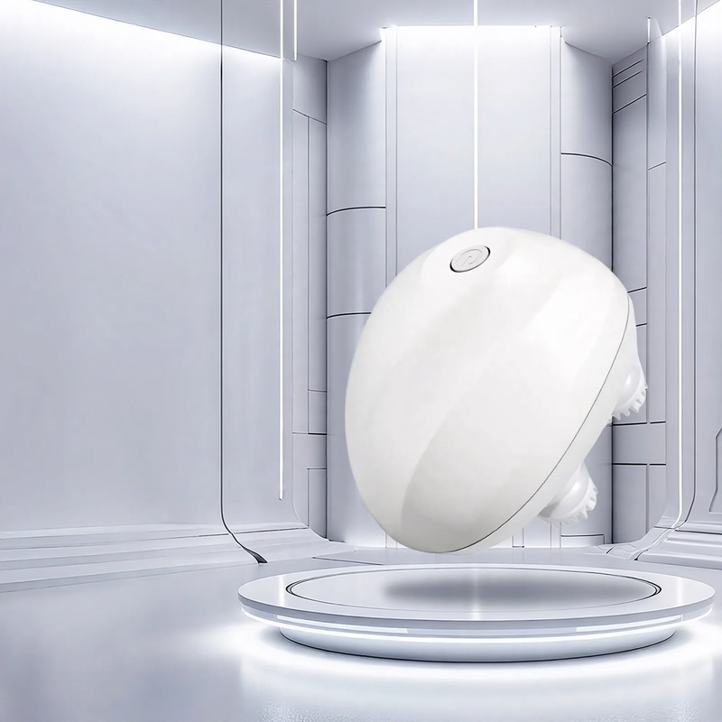 Elektrischer Kopfmassager mit acht Massageköpfen