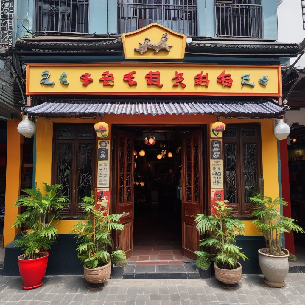 Hình minh họa: Khung cảnh cửa hàng và quy trình kinh doanh