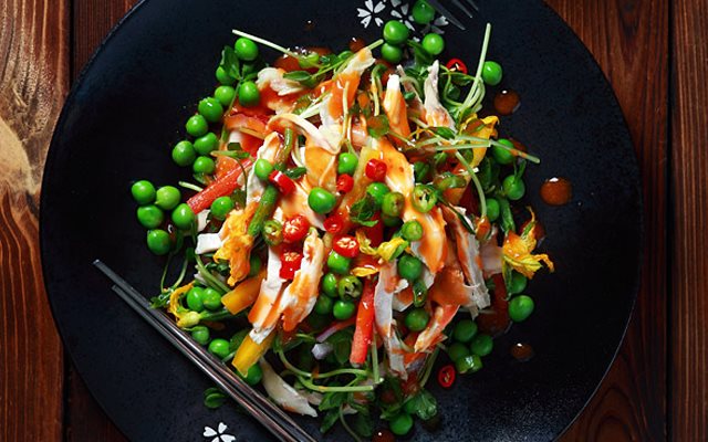 Salad Gà Trộn Đậu Hà Lan