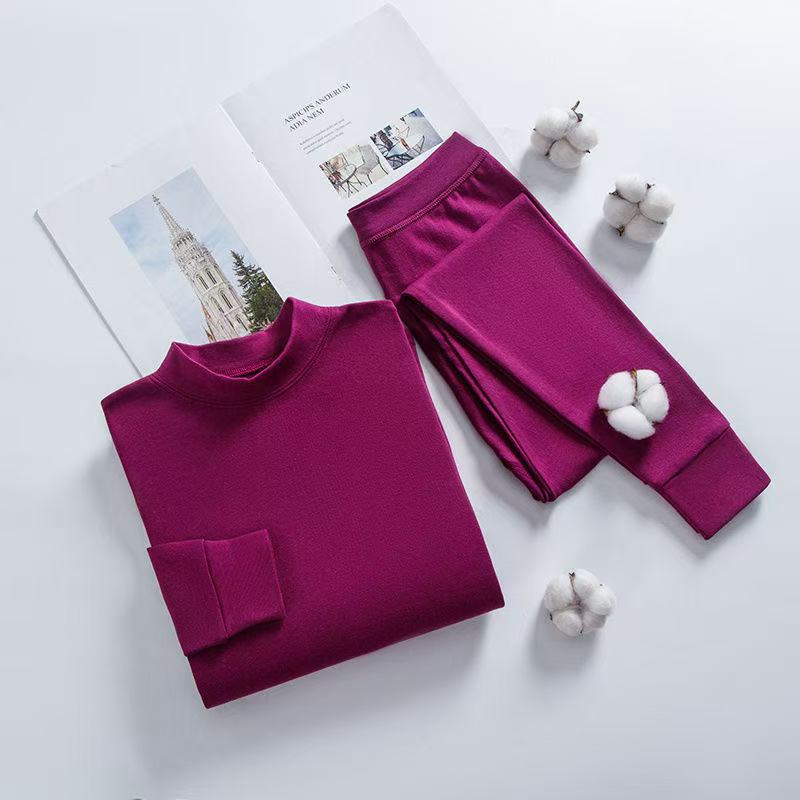 Cotton thermal underwear set for couples