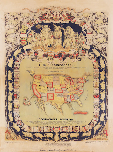 This PorcineographThis Good Cheer Souvenir 1876