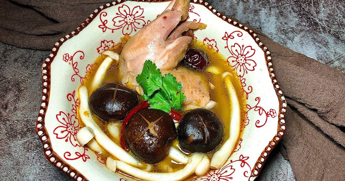 Gà Tiềm Nấm 🍄 🍗