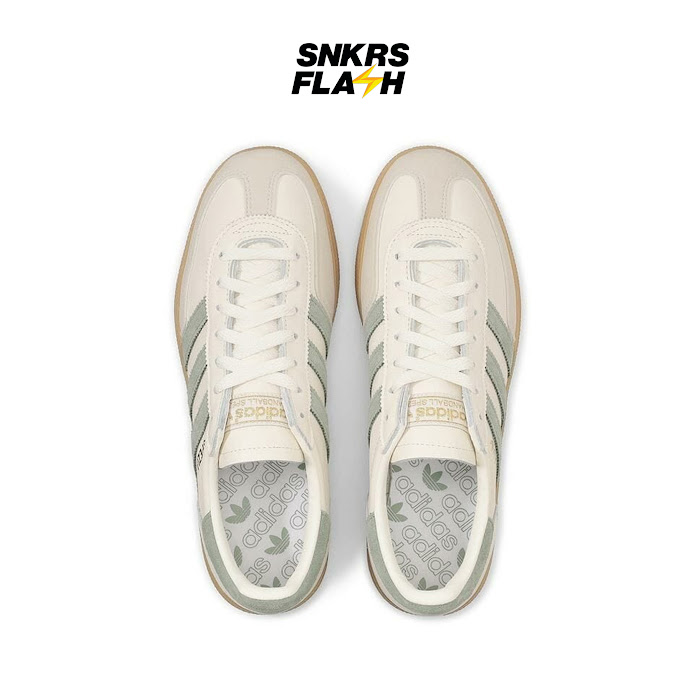 ADIDAS HANDBALL SPEZIAL OFF WHITE SILVER GREEN - Size 46