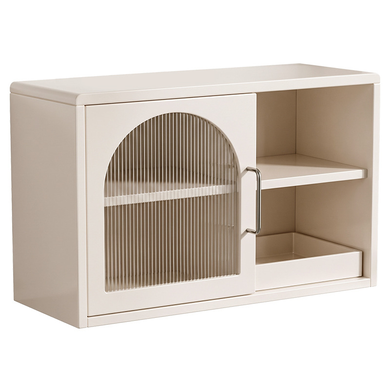 Mug holder with glass door, 1 level