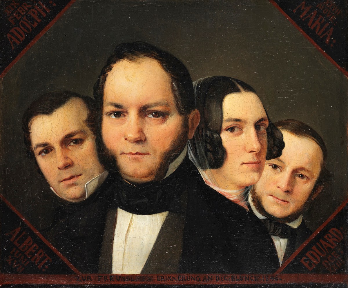 Porträt der Geschwister Karchow 1846