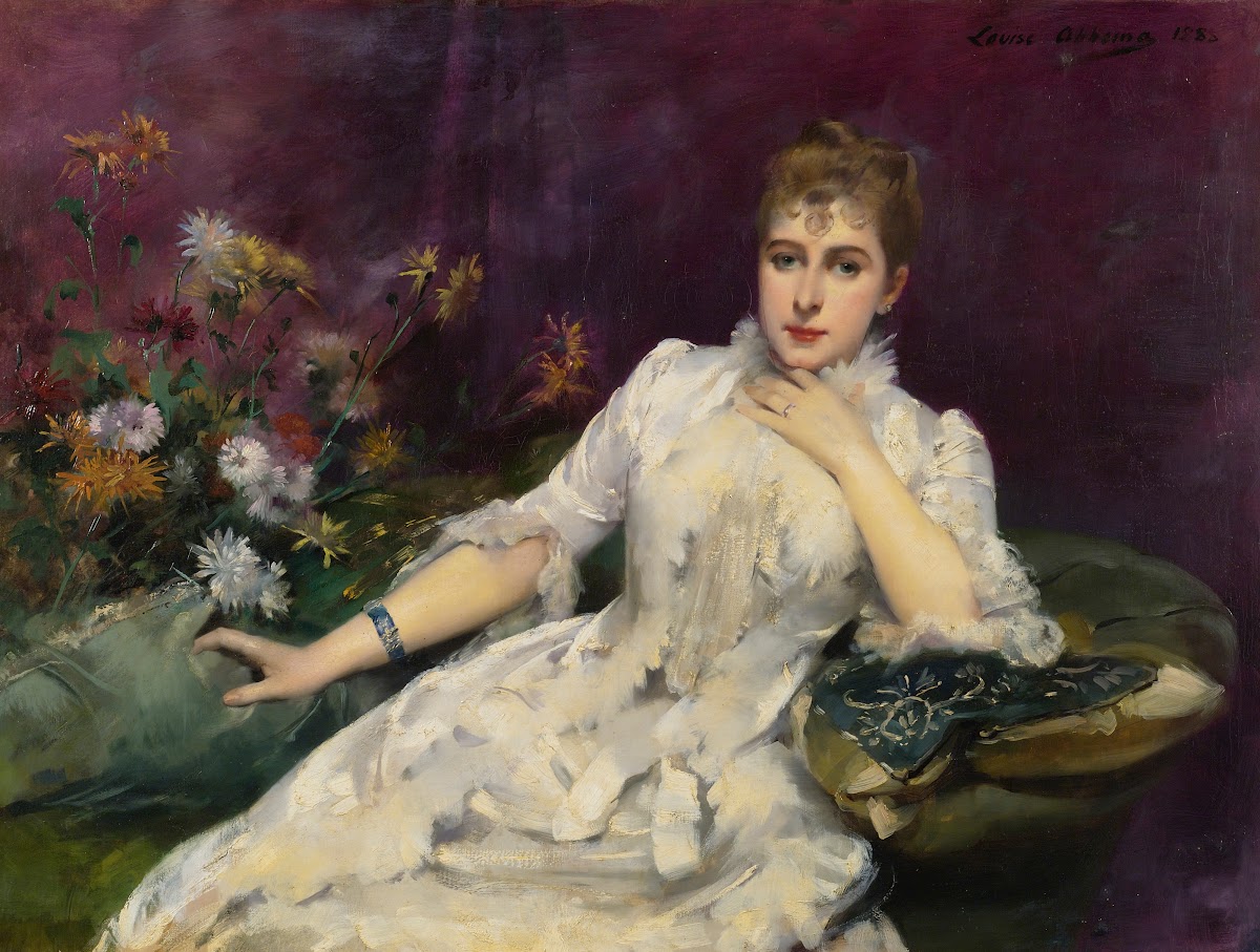 La Dame Avec Les Fleurs 1883
