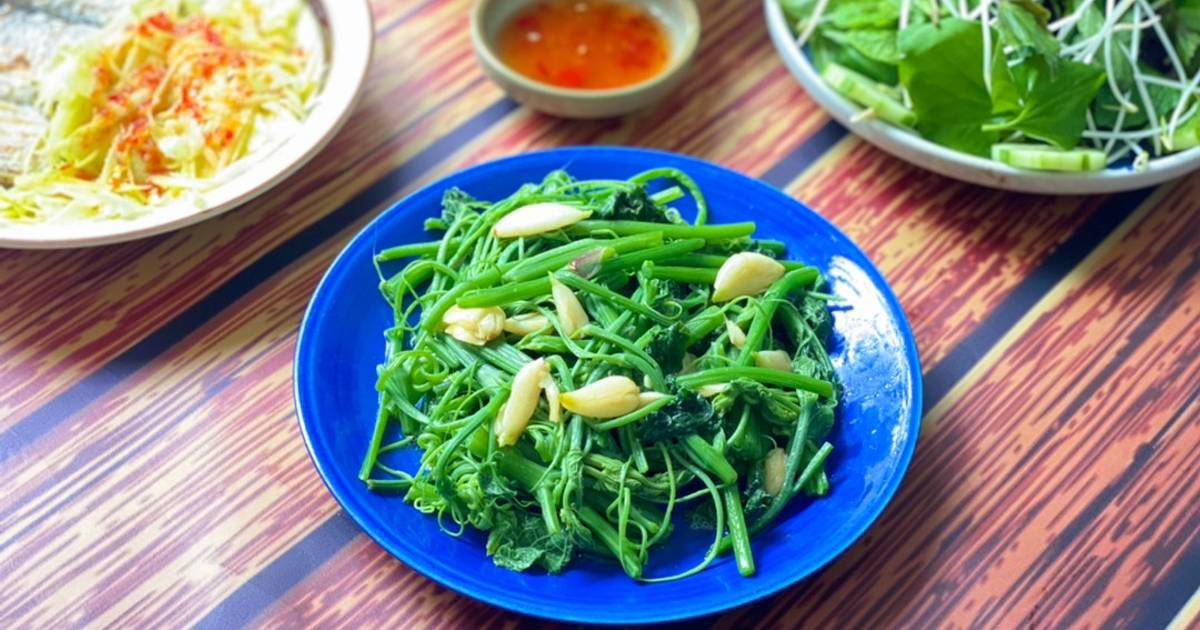 Ngọn Su Xào Tỏi