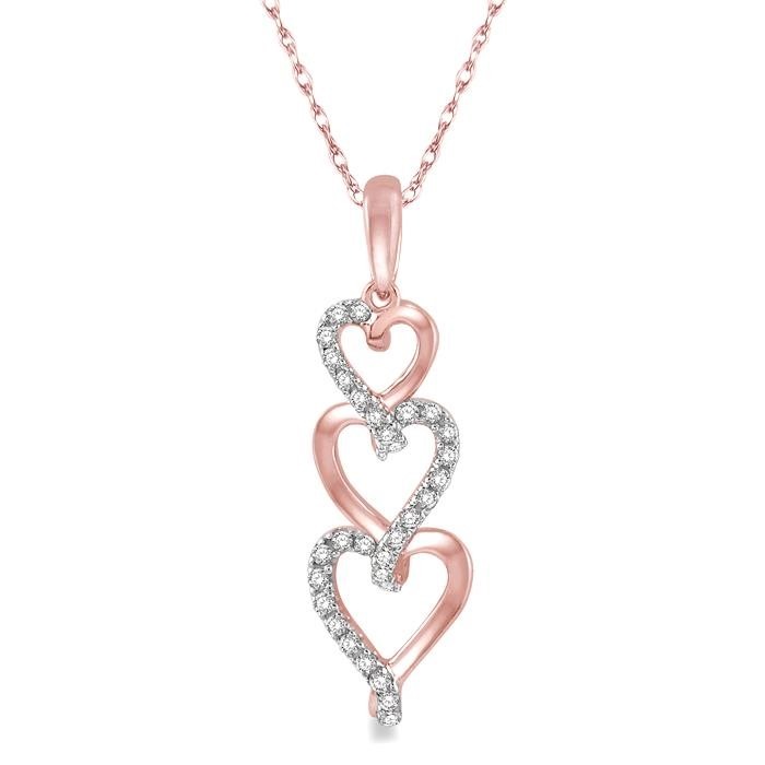 Heart Shape Diamond Pendant 98218DHTSPDPG