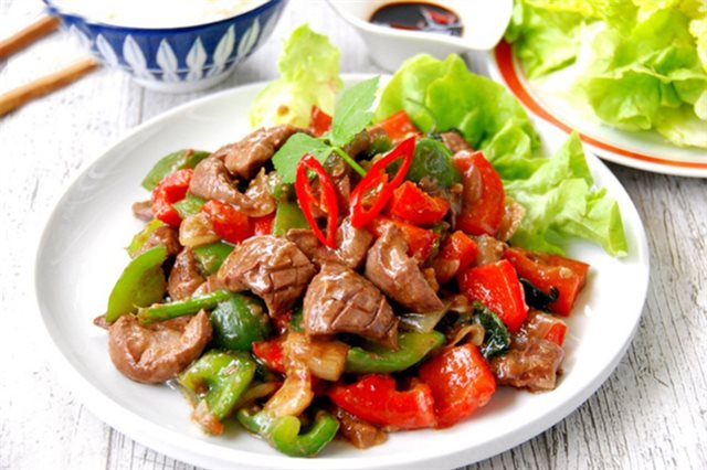 Cật Heo Xào Dầu Hào