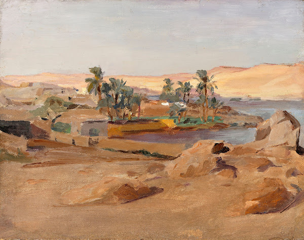 The River Nile near Aswan From the journey to Egypt 1903