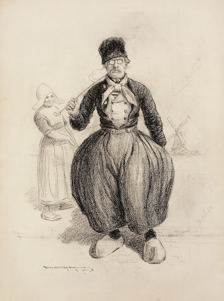 Portrait of a Dutch man in native dress 1903
