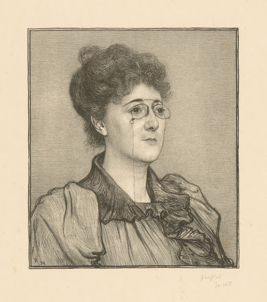 Portret van Thérèse Schwartze 1894