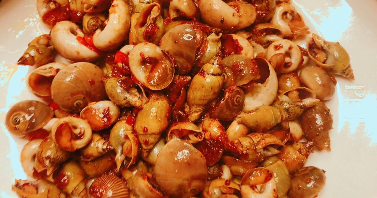 Ốc mỡ - ốc cà na rang muối