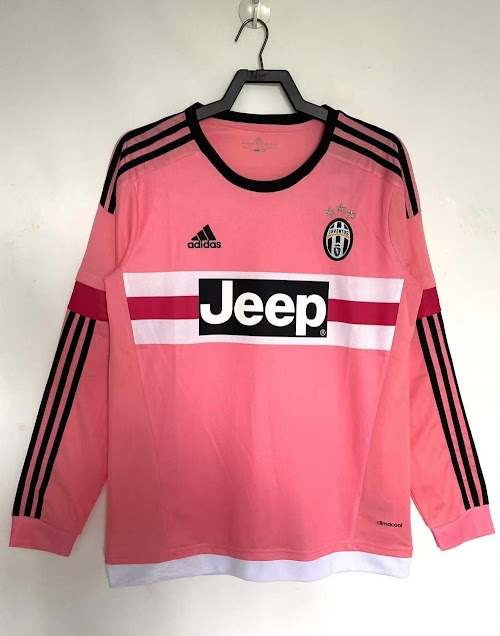 Retro 2015-16 Juventus Visitante Manga Larga