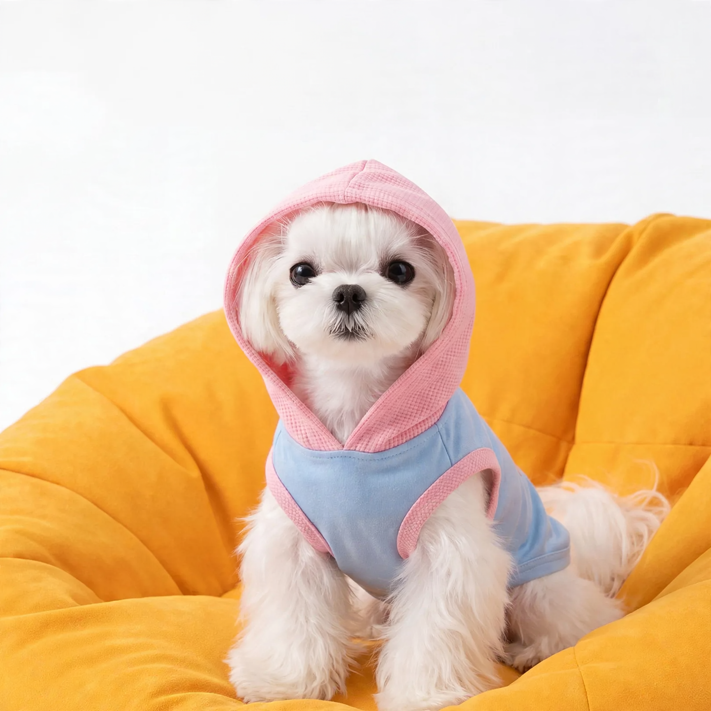 Sleeveless Hooded Vest for Small Dogs