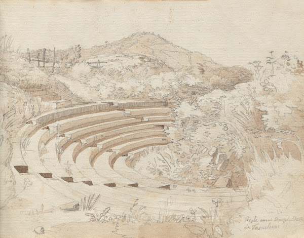 Album with Views of Rome and Surroundings Landscape Studies page 25a Amphitheate