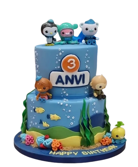 Octonauts Themed Birthday Cake CB-NC600