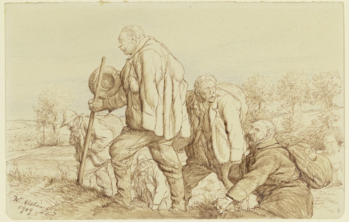 Five wanderers 1909
