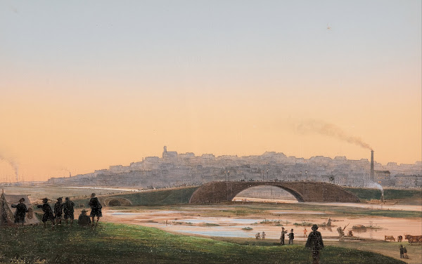 Melbourne From Across The Yarra 1854