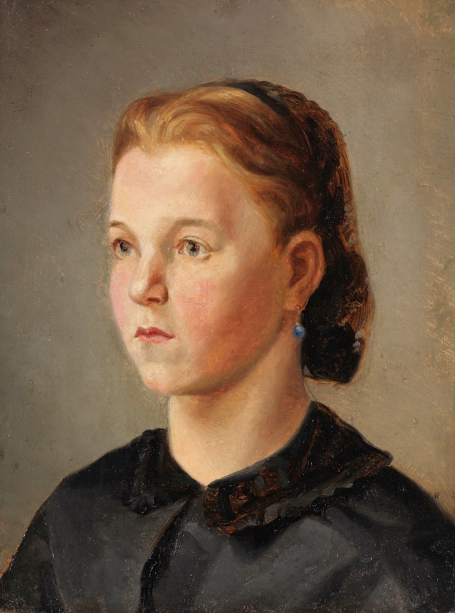 Mädchenbildnis Therese Heyden 1863