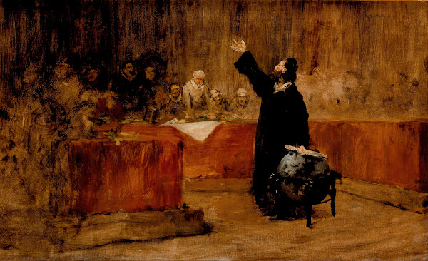 Christopher Columbus before the Council of Salamanca circa 1876