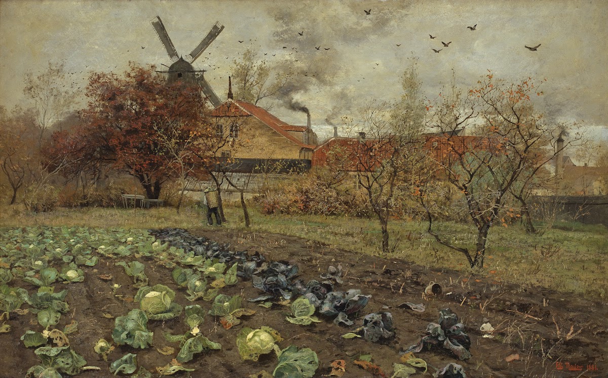 View of Amerikavej in Copenhagen 1880   1881