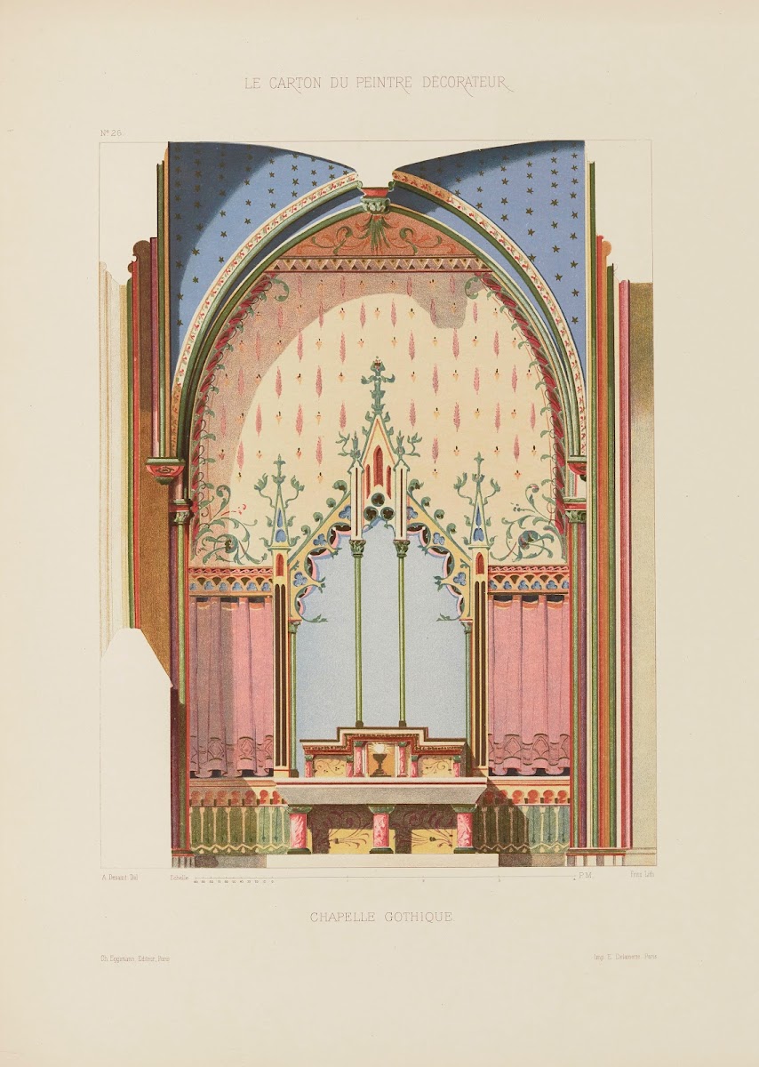 Chapelle gothique 1910