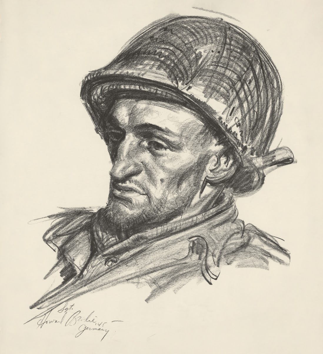 Platoon runner Joe Esz 1945