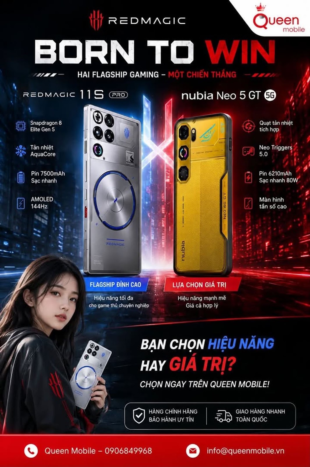 REDMAGIC 11S Pro và nubia Neo 5 GT 5G đối đầu trong chiến dịch mới của ZTE Device #REDMAGIC11SPro #nubiaNeo5GT #REDMAGIC #nubia #ZTE #GamingPhone #Android #Smartphone #CôngNghệ