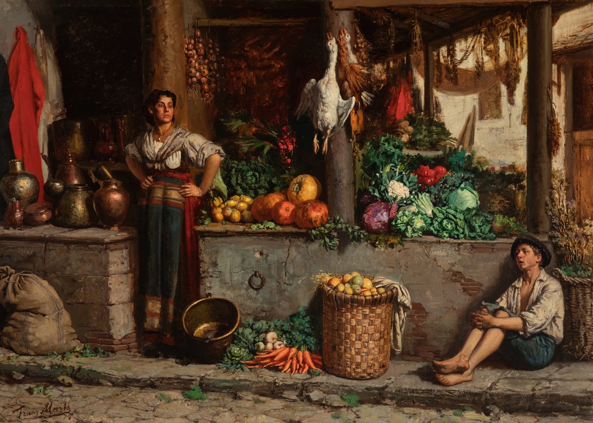 Marché aux légumes 1874