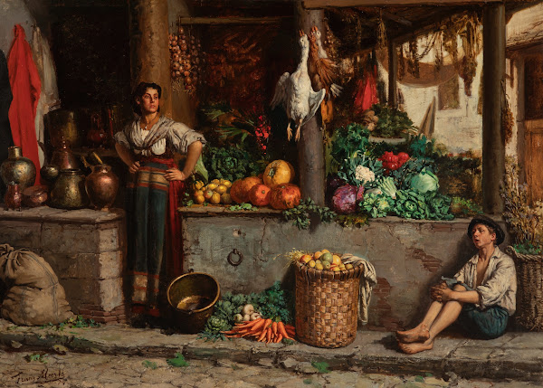 Marché aux légumes 1874