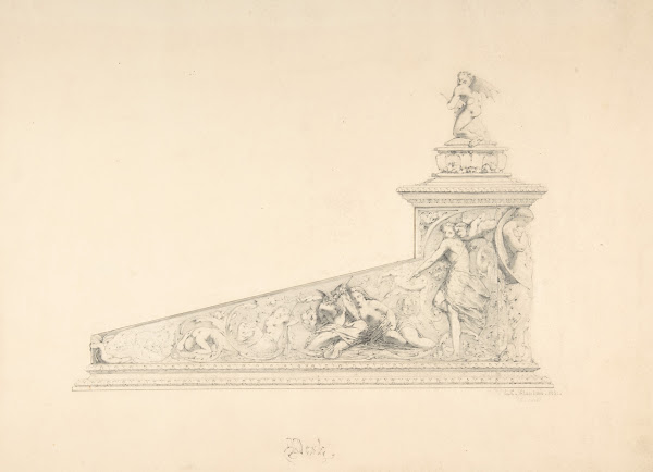 Design for a Desk with Decorations from A Midsummer Nights Dream 1851