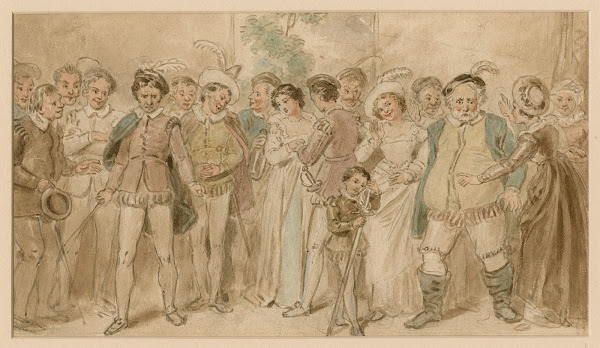 The characters of three Shakespeare Comedies