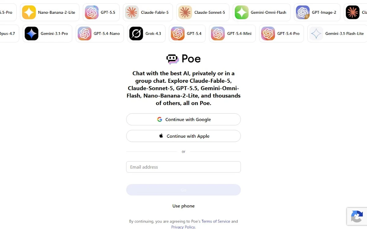 Captura de Poe API
