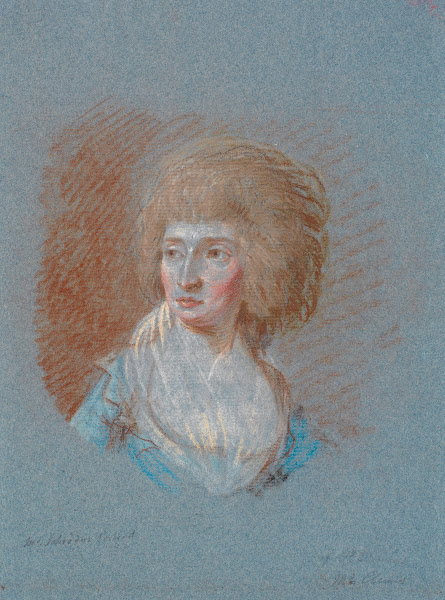 Portræt af Madame Schrøder 1781  1791