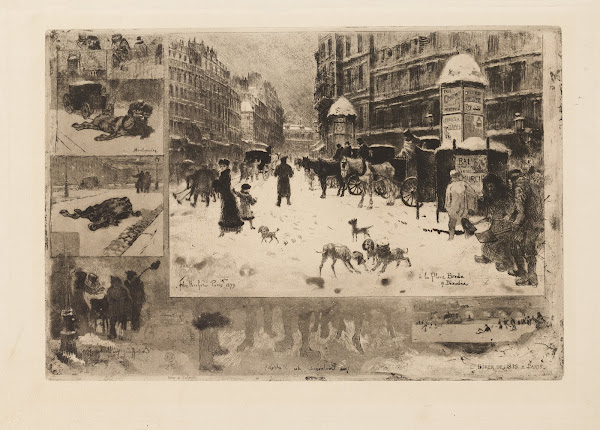 Winter in Paris or Snow in Paris 1879